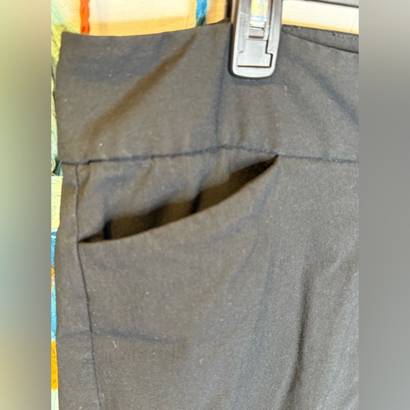 The Limited Black Exact Stretch Straight Leg Pants Womens Career Wear Size 14 - Picture 7 of 12